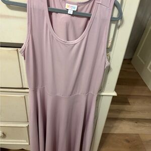 LuLaRoe Lavender Scoop Neck Dress